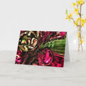 抽象芸術カラー勉強434、カード カード (黄色い花)