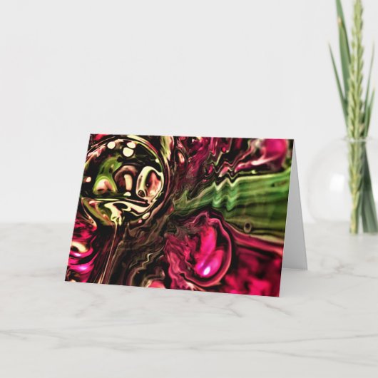 抽象芸術カラー勉強434、カード カード (正面)