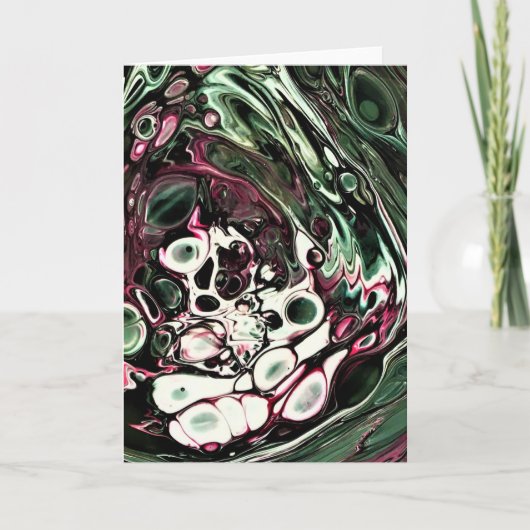 抽象芸術カラー勉強436、カード カード (正面)