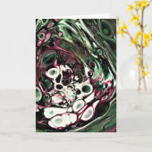 抽象芸術カラー勉強436、カード カード (黄色い花)