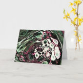 抽象芸術カラー勉強436、カード カード (黄色い花)