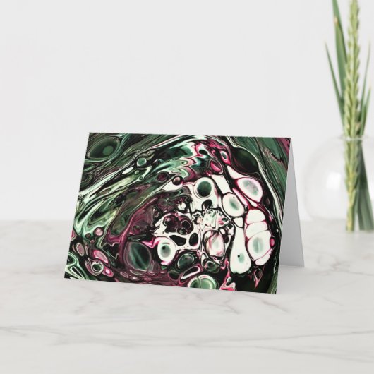 抽象芸術カラー勉強436、カード カード (正面)