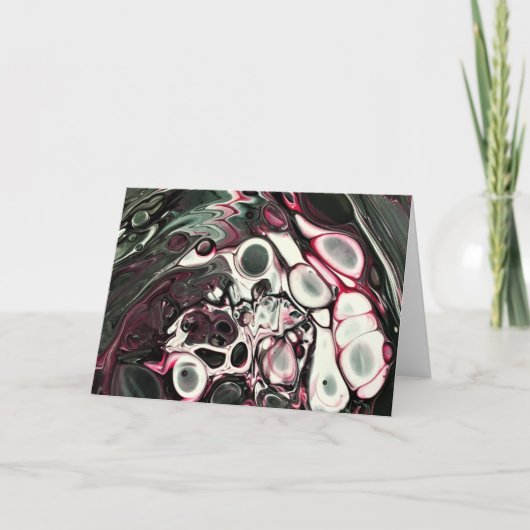 抽象芸術カラー勉強437、カード カード (正面)