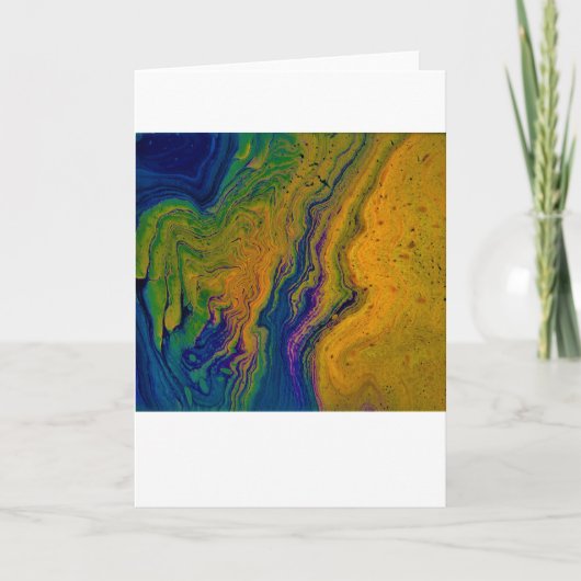 抽象芸術カラー勉強43、カード カード (正面)