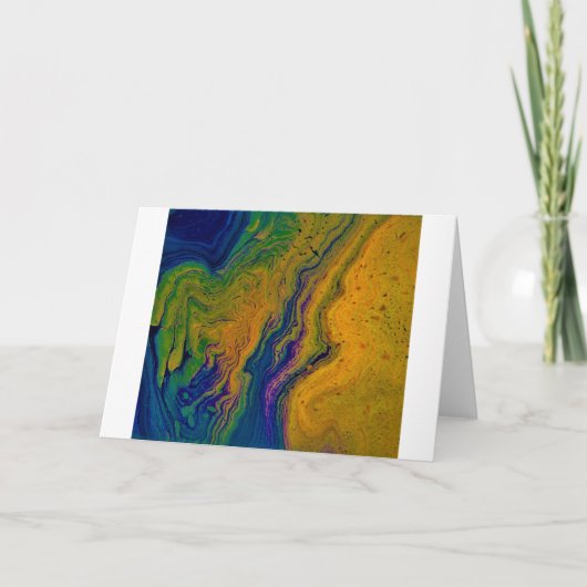 抽象芸術カラー勉強43、カード カード (正面)