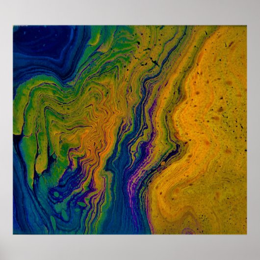 抽象芸術カラー勉強43、 ポスター (正面)