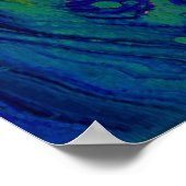 抽象芸術カラー勉強43、 ポスター (角)