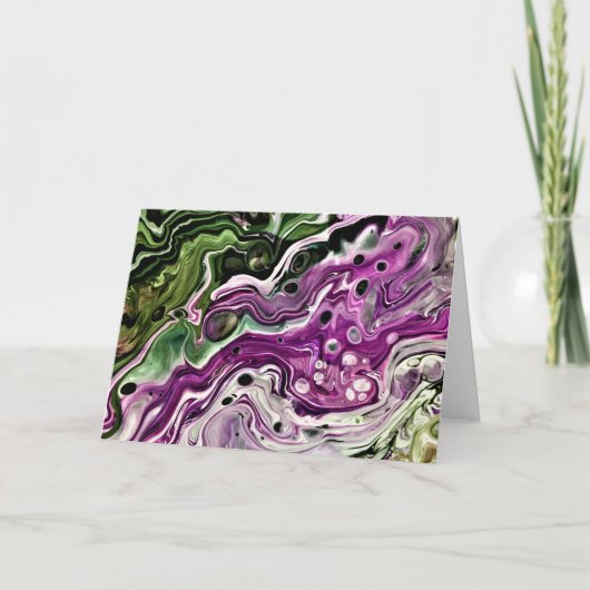 抽象芸術カラー勉強440、カード カード (正面)