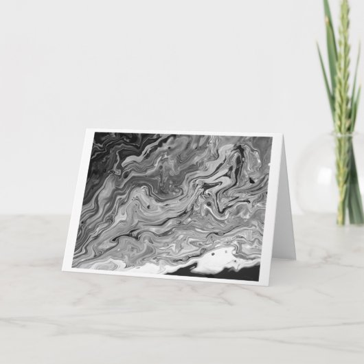 抽象芸術カラー勉強442 /なし、カード カード (正面)