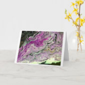 抽象芸術カラー勉強442、カード カード (黄色い花)