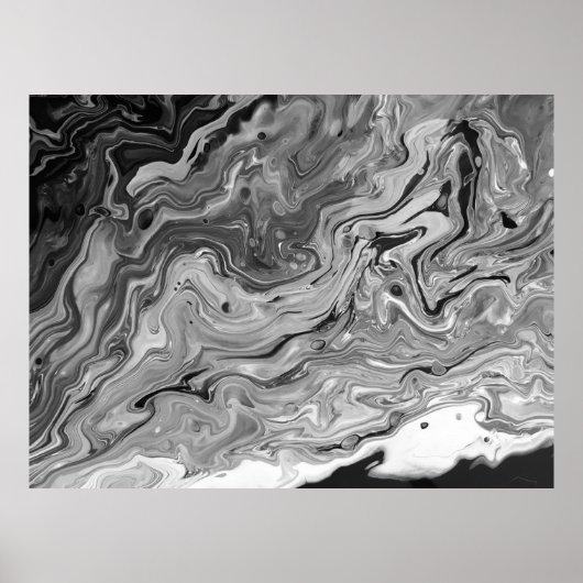 抽象芸術カラー勉強442 /ノワール， ポスター (正面)