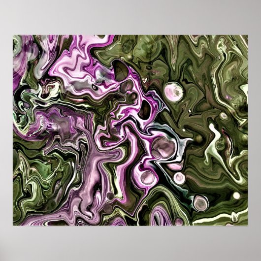 抽象芸術カラー勉強444, ポスター (正面)