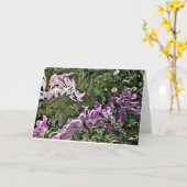 抽象芸術カラー勉強445、カード カード (黄色い花)