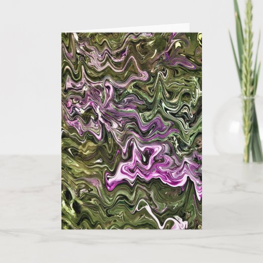 抽象芸術カラー勉強449、カード カード (正面)