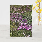 抽象芸術カラー勉強449、カード カード (黄色い花)