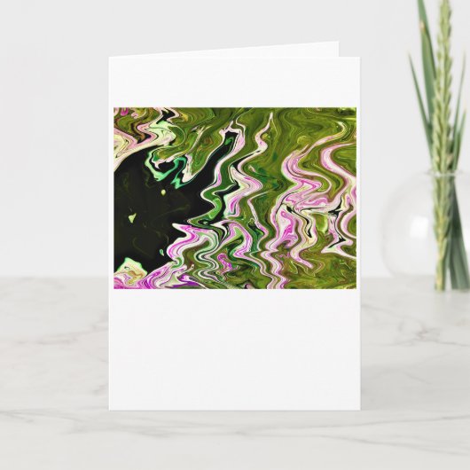 抽象芸術カラー勉強451、カード カード (正面)