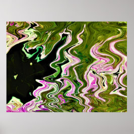 抽象芸術カラー勉強451、 ポスター