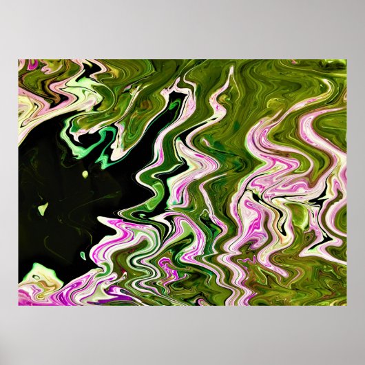 抽象芸術カラー勉強451、 ポスター (正面)