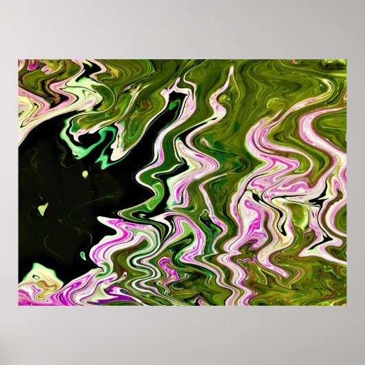 抽象芸術カラー勉強451、 ポスター (正面)