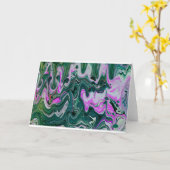 抽象芸術カラー勉強458、カード カード (黄色い花)