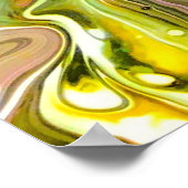 抽象芸術カラー勉強459ポスター ポスター (角)