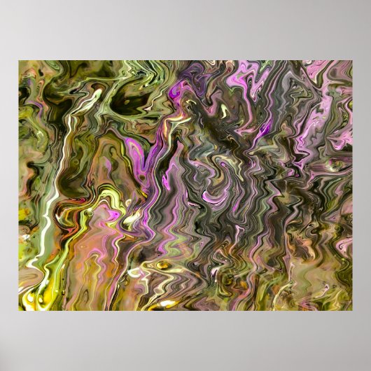 抽象芸術カラー勉強459ポスター ポスター (正面)