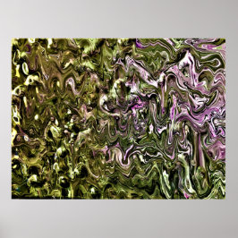 抽象芸術カラー勉強462、 ポスター