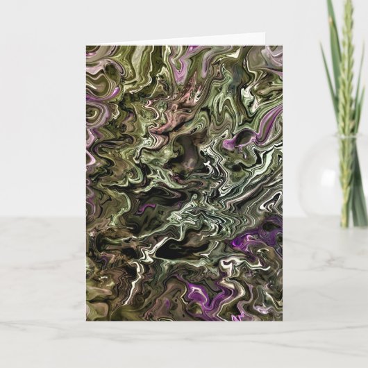 抽象芸術カラー勉強467、カード カード (正面)