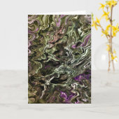 抽象芸術カラー勉強467、カード カード (黄色い花)