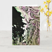 抽象芸術カラー勉強471、カード カード (黄色い花)