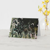 抽象芸術カラー勉強472、カード カード (黄色い花)