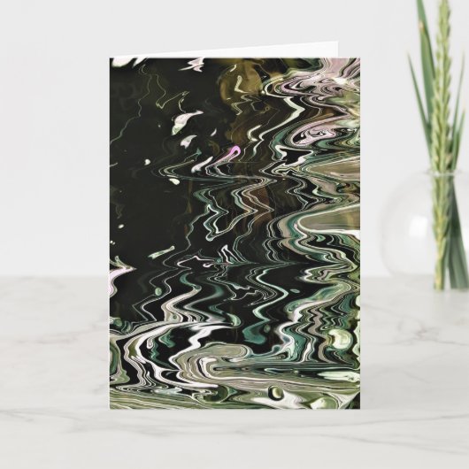 抽象芸術カラー勉強472、カード カード (正面)