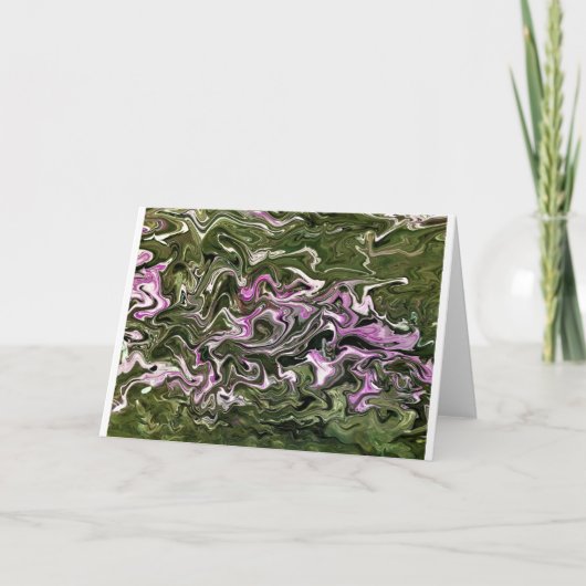 抽象芸術カラー勉強475、カード カード (正面)