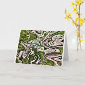 抽象芸術カラー勉強480、カード カード (黄色い花)