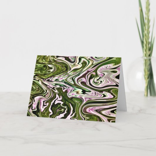 抽象芸術カラー勉強480、カード カード (正面)