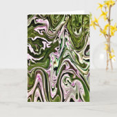 抽象芸術カラー勉強480、カード カード (黄色い花)