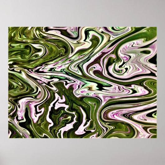 抽象芸術カラー勉強480、 ポスター (正面)