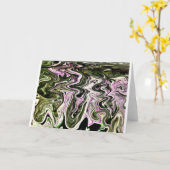 抽象芸術カラー勉強481、カード カード (黄色い花)