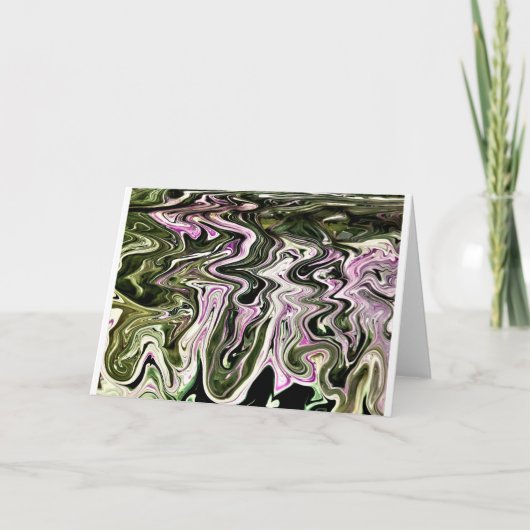 抽象芸術カラー勉強481、カード カード (正面)