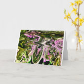 抽象芸術カラー勉強481、カード カード (黄色い花)