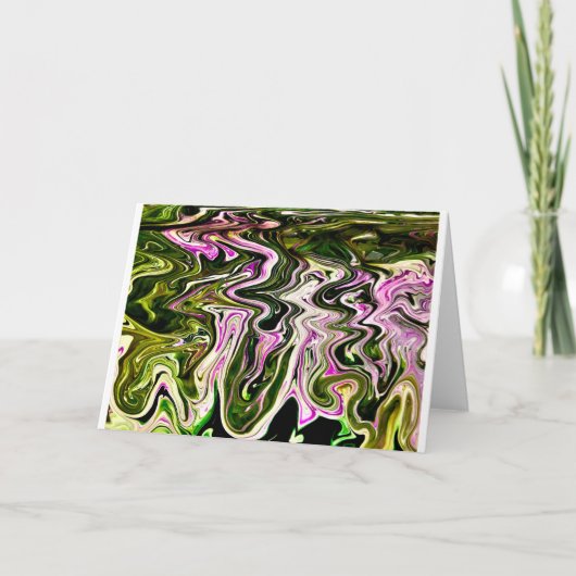 抽象芸術カラー勉強481、カード カード (正面)