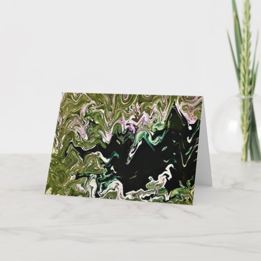 抽象芸術カラー勉強482、カード カード (正面)