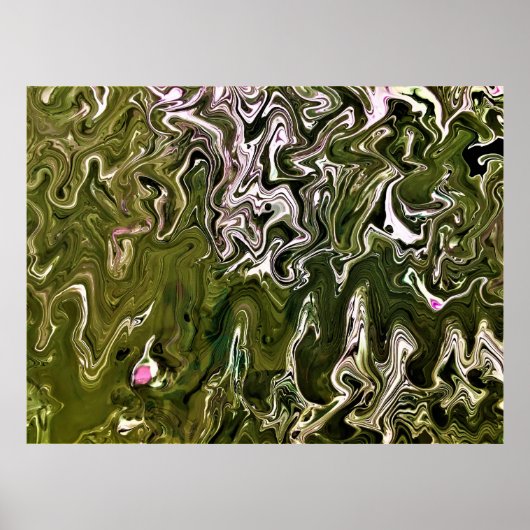 抽象芸術カラー勉強483、 ポスター (正面)