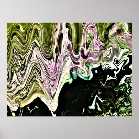 抽象芸術カラー勉強484、 ポスター (正面)