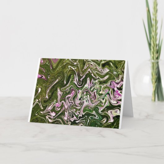 抽象芸術カラー勉強485、カード カード (正面)