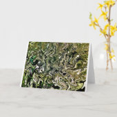 抽象芸術カラー勉強487、カード カード (黄色い花)