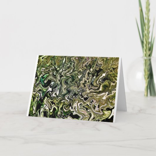 抽象芸術カラー勉強487、カード カード (正面)