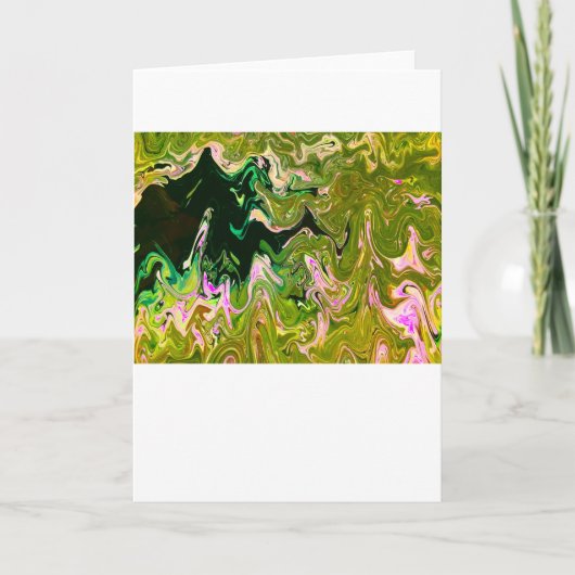 抽象芸術カラー勉強493、カード カード (正面)