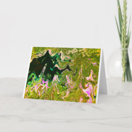 抽象芸術カラー勉強493、カード カード