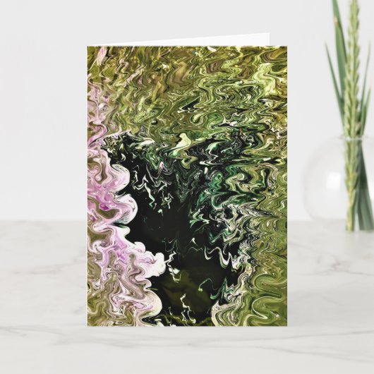 抽象芸術カラー勉強494、カード カード (正面)